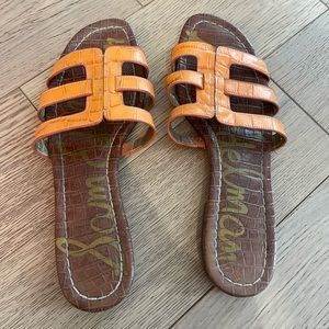 SAM EDELMAN LEATHER SANDALS LIKE NEW